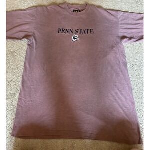 Penn State Nittany Lions Vintage Embroidered Men's Maroon/brown Tshirt Size XL